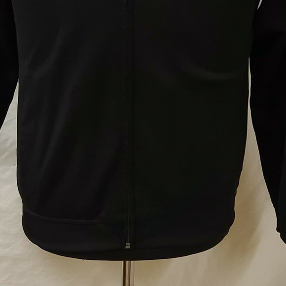 PUMA Boys Large Black Long Sleeve Full Zip Cotton Polyester Track Jacket - Picture 4 of 12